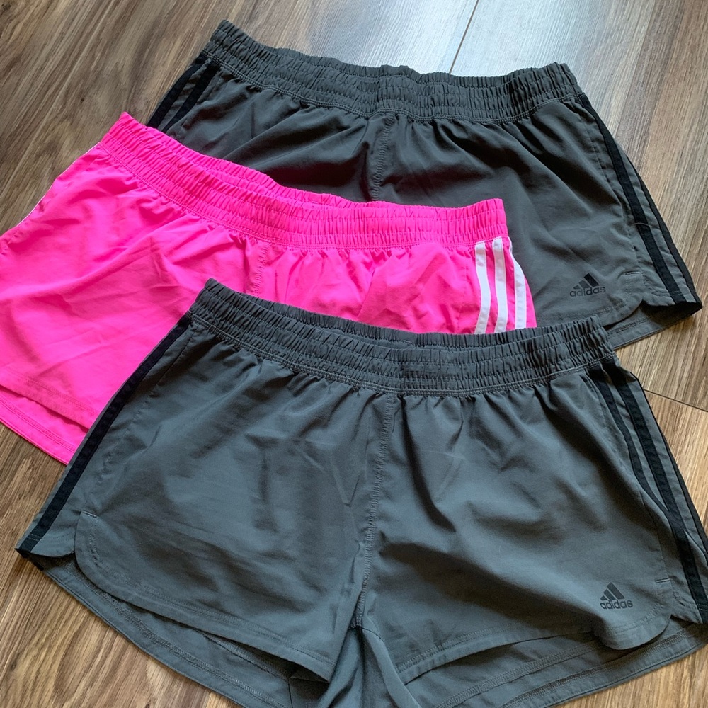 3 Pair Gently Used Adidas Shorts XL